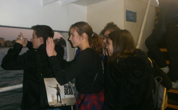 Velence felé a hajón